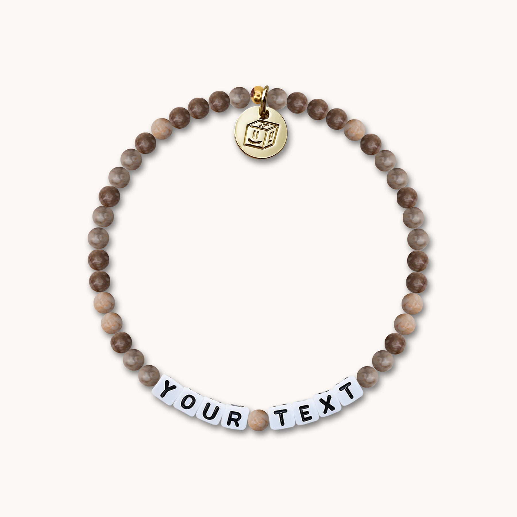 Earth Strength – Personalisiertes Perlenarmband