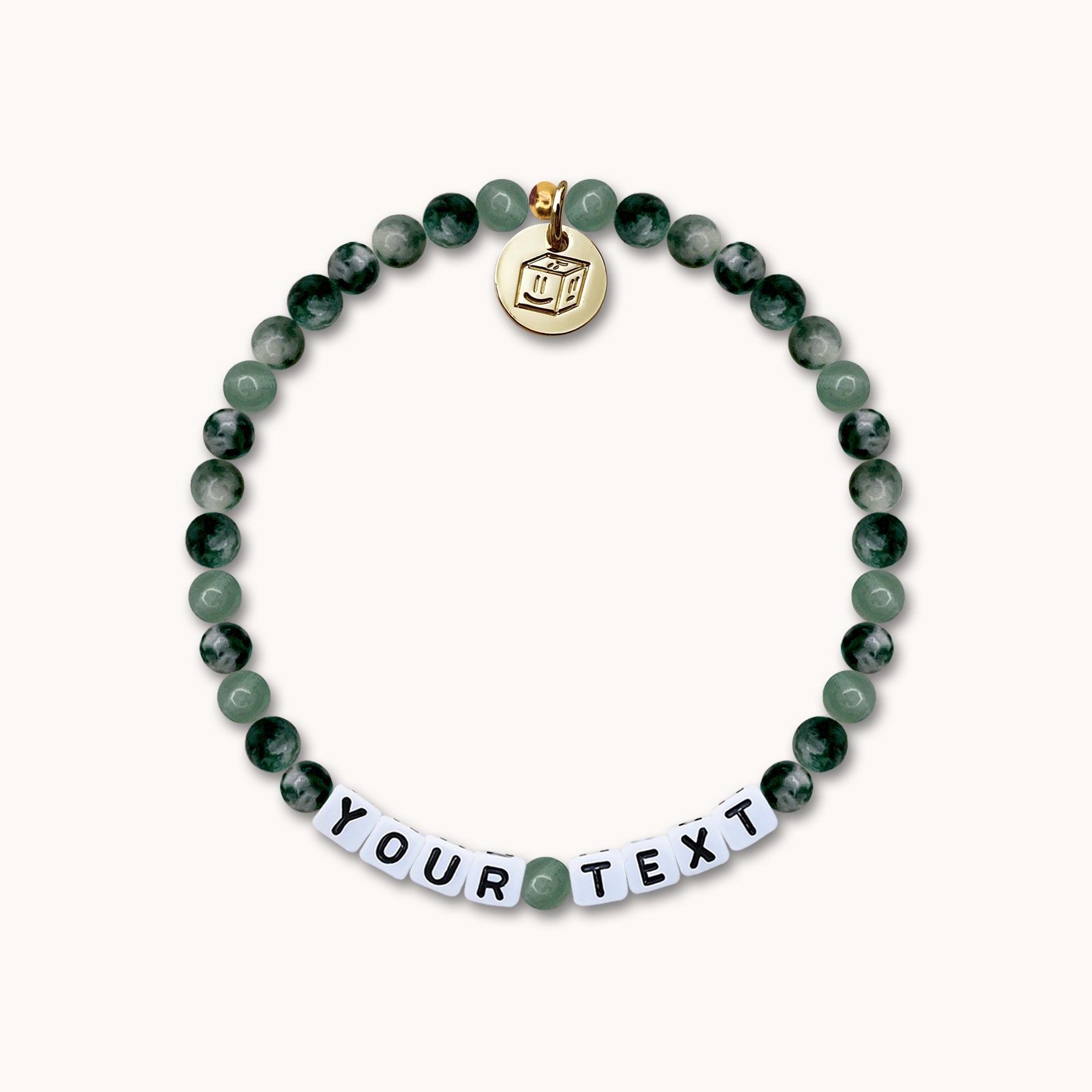 Green Balance-Personalized Pearl Bracelet