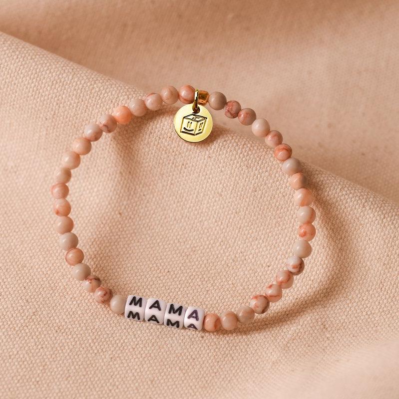 Sandy Glow – Personalisiertes Perlenarmband