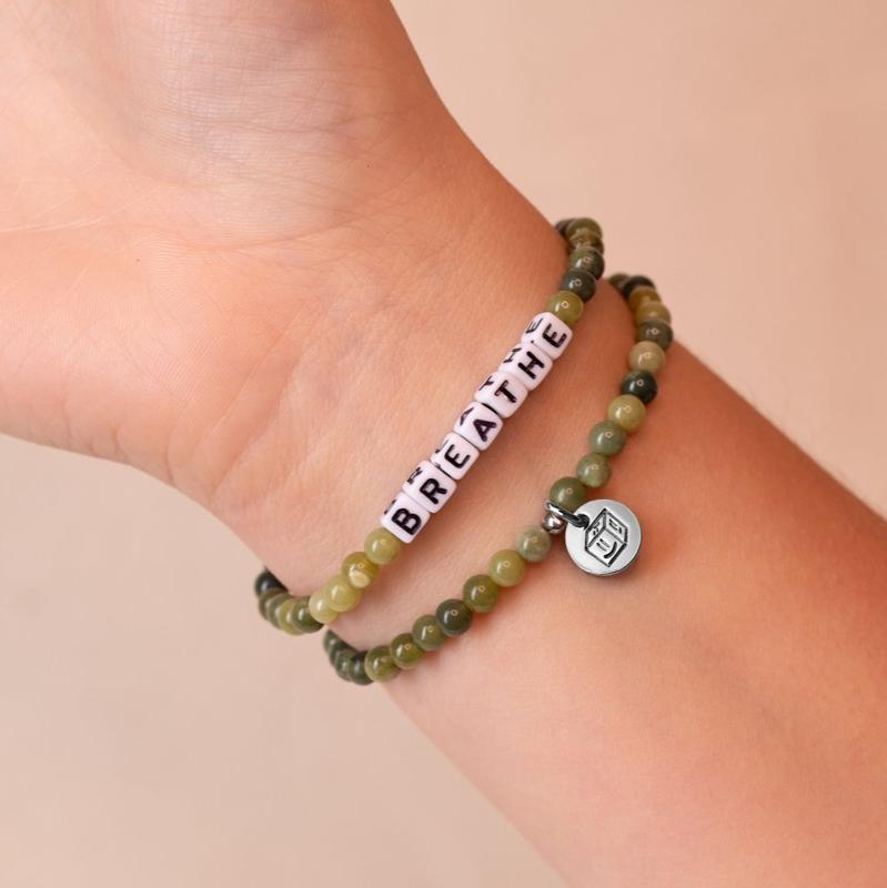 Green Power Stone – Personalized Pearl Bracelet