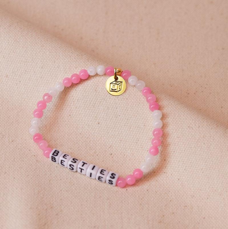 Pink Blossom – Personalized Pearl Bracelet
