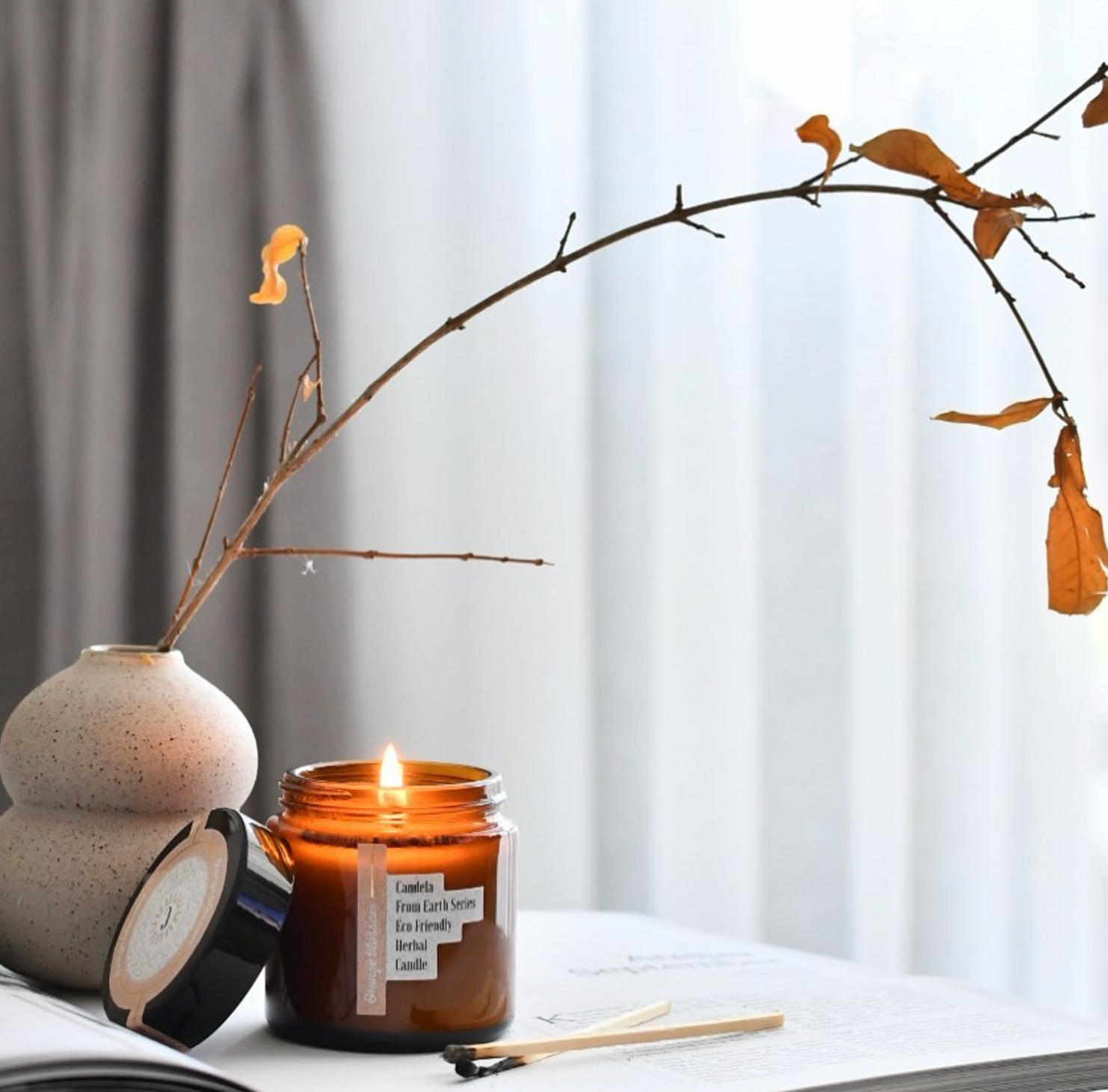 From Earth – Patchouli & Lime Kerze
