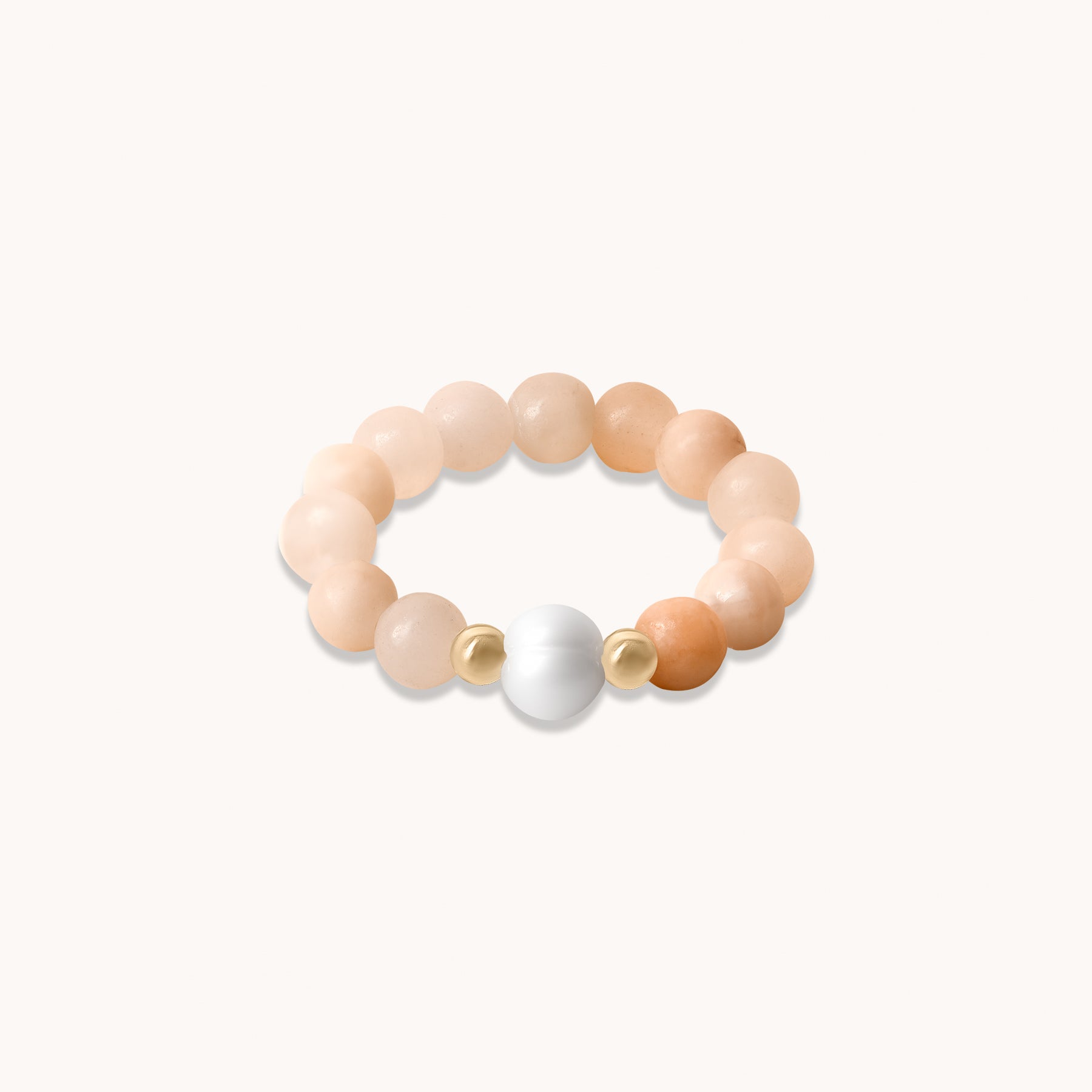 Peach Pearl Ring