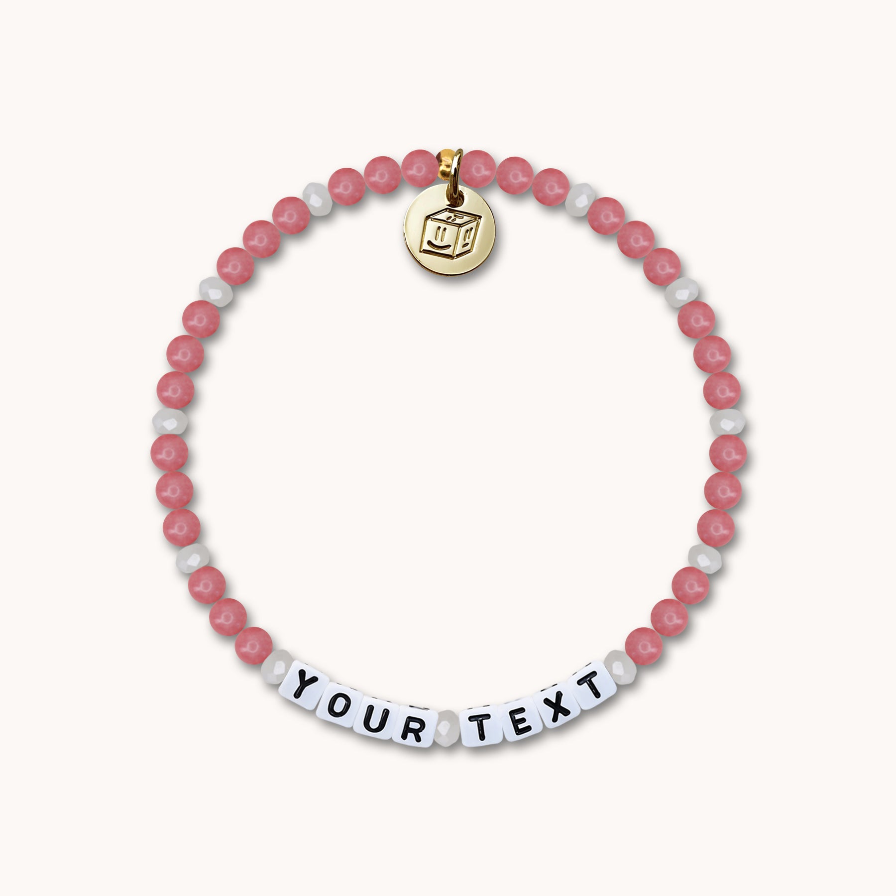 Candy Rose – Personalisiertes Perlenarmband