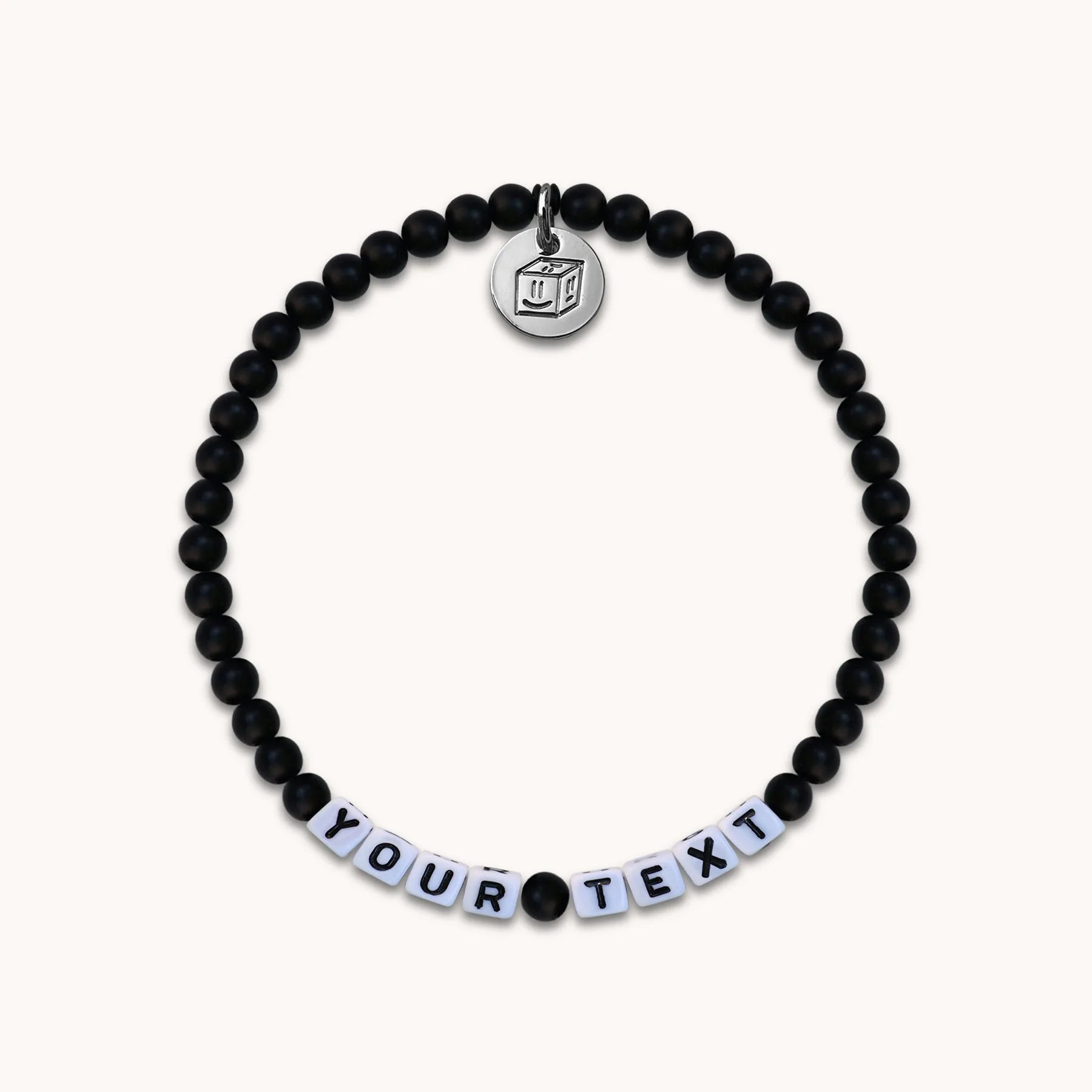 Black Elegance – Personalized Pearl Bracelet