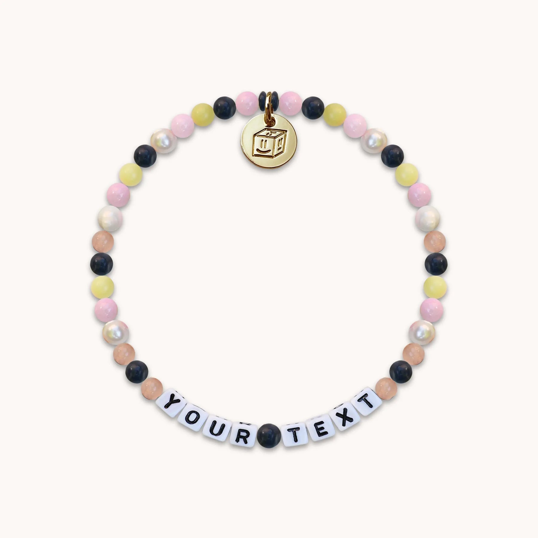 Colorful pearl bracelet with freshwater pearls