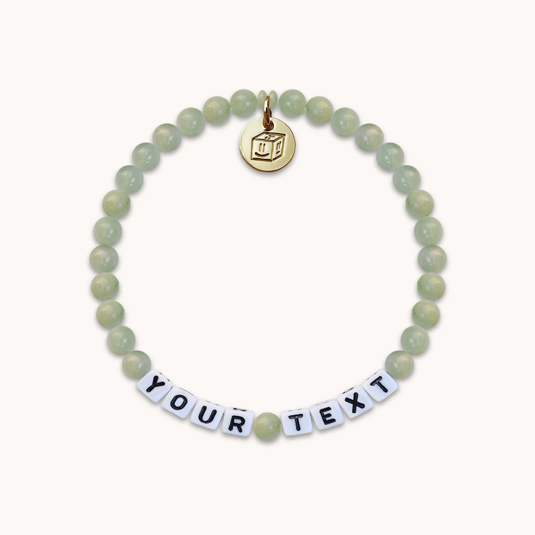 Mint Harmony – Personalized Pearl Bracelet