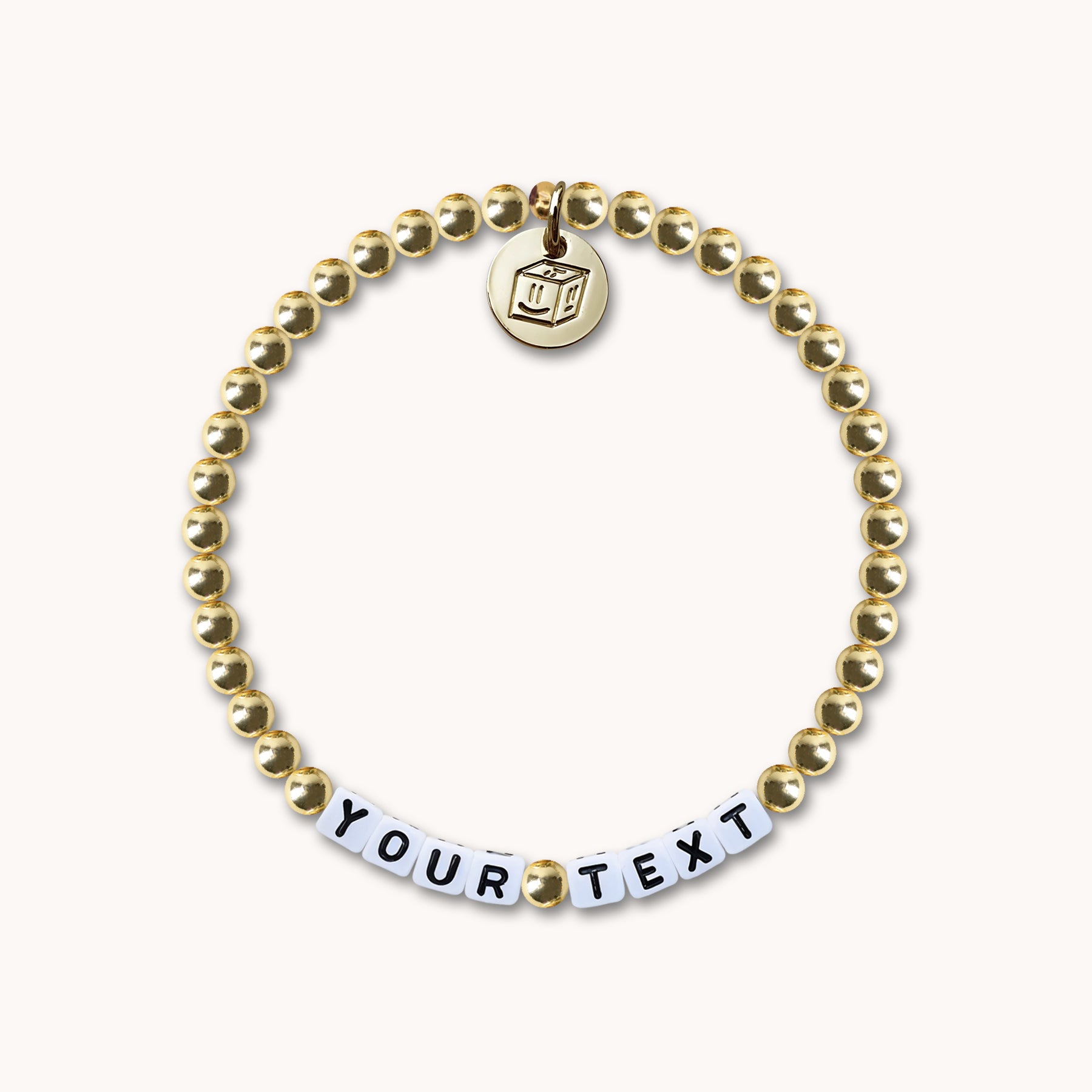 Golden Shine – Personalized pearl bracelet with 18k gold plating