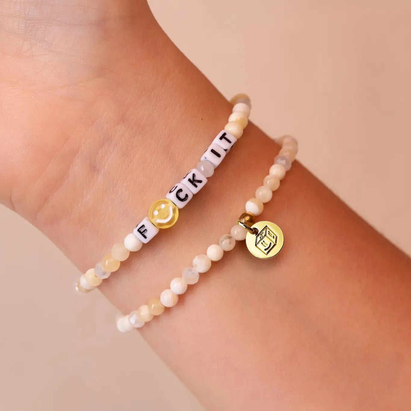 Honey Pearl-Personalisiertes Perlenarmband